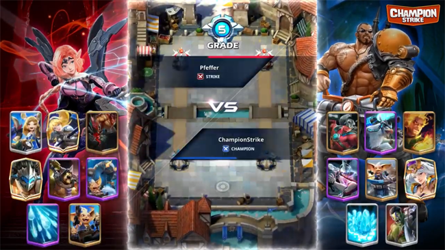 Champion Strike – game chiến thuật thả lính đi kèm với hơi hướng thẻ tướng