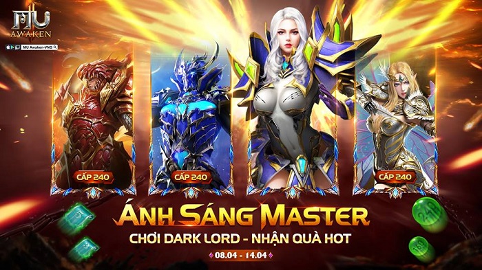 MU Awaken VNG tung sự kiện hot cho những tài khoản level cao “luyện Dark Lord”
