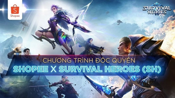 Survival Heroes Việt Nam hợp tác cùng Shopee tung ưu đãi lớn dành cho game thủ