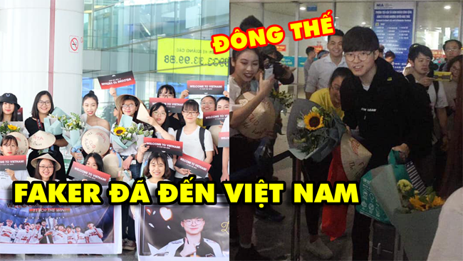 LMHT: Fan nữ vây kín sân bay Nội Bài chào đón FAKER lần đầu sang Việt Nam tham gia MSI 2019