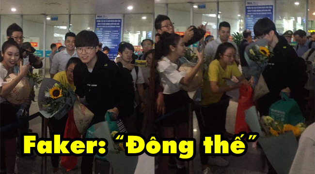 Liên Minh Huyền Thoại: Fan nữ hâm mộ vây kín sân bay chào đón Faker đến Việt Nam