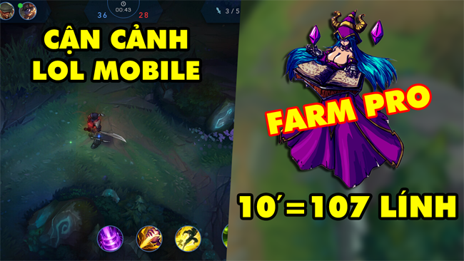 Update LMHT: LOL Mobile hé lộ những hình ảnh đầu tiên – Farm lính như nào là PRO?
