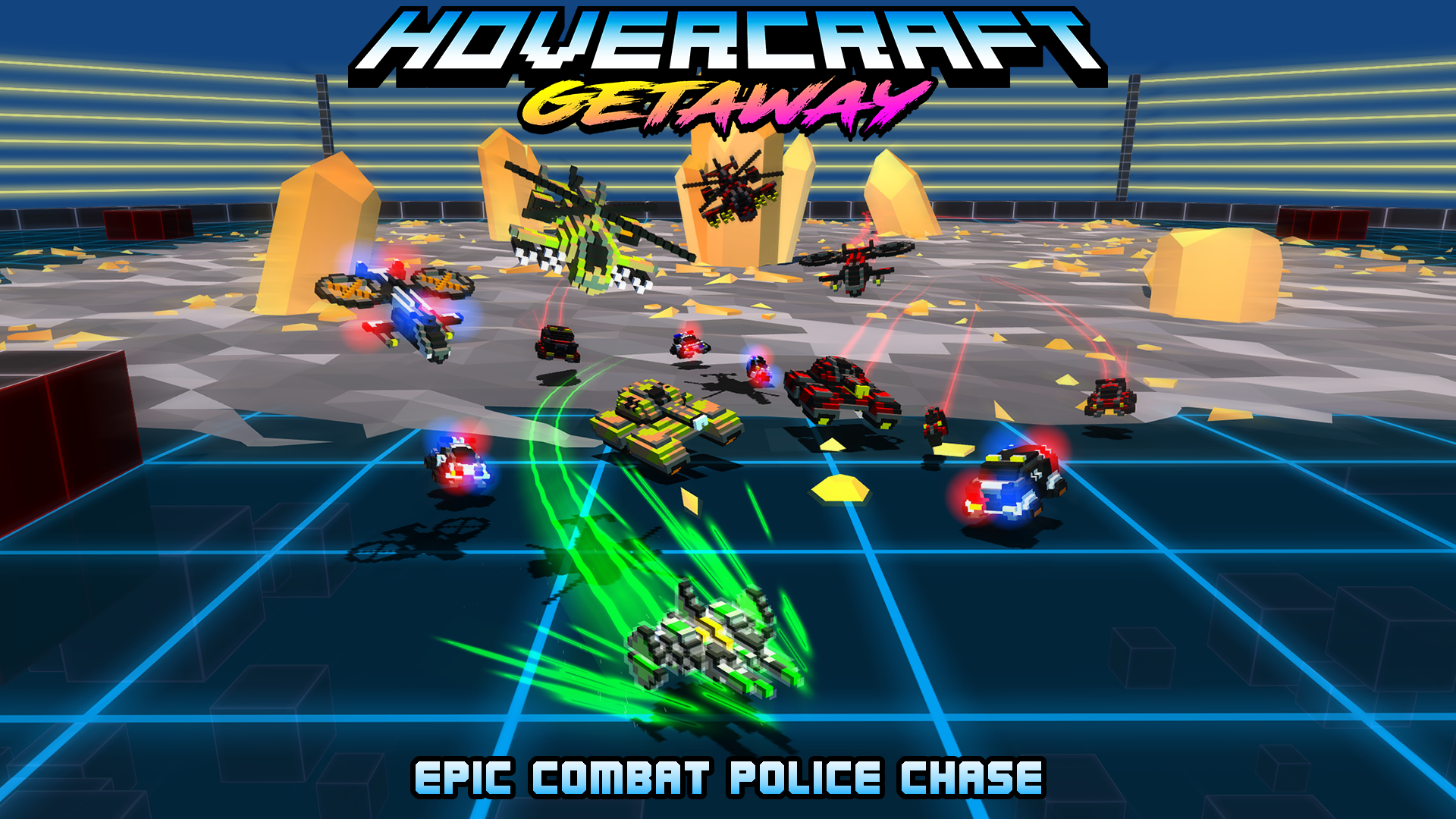 Hovercraft: Getaway – tựa game đua xe bay cực kỳ hấp dẫn