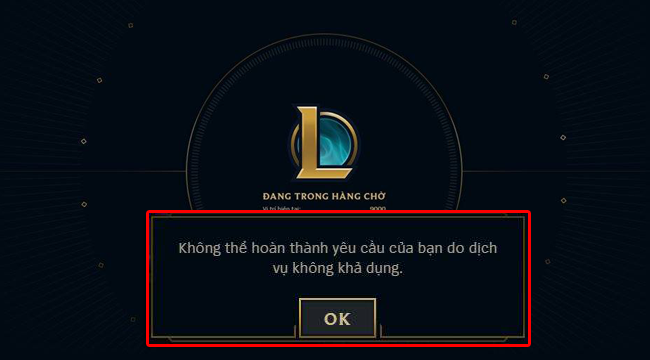 Liên Minh Huyền Thoại Việt Nam bị lỗi toàn server, dính hàng chờ 9000 và “dịch vụ không khả dụng”