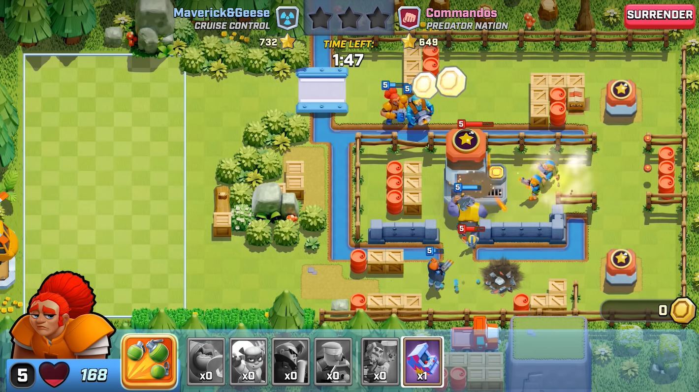 Rush War - game mobile mới đến từ Supercell trình làng