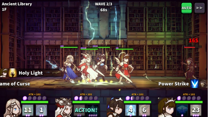 Fantasy X Dungeons – game chạy vô tận với dàn nhân vật chính cực moe